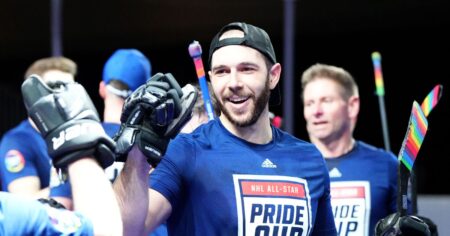 La Pride Cup mettait en vedette des athlètes et des arbitres LGBTQ lors du week-end des étoiles de la LNH