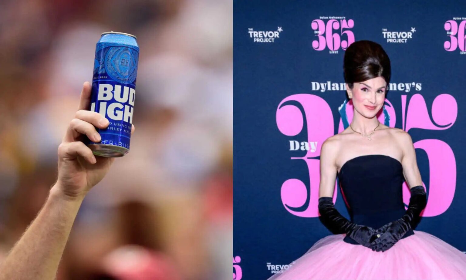 Bud Light voit ses ventes chuter en Amérique du Nord après le boycott de la droite indignée Bud light can and Dylan Mulvaney