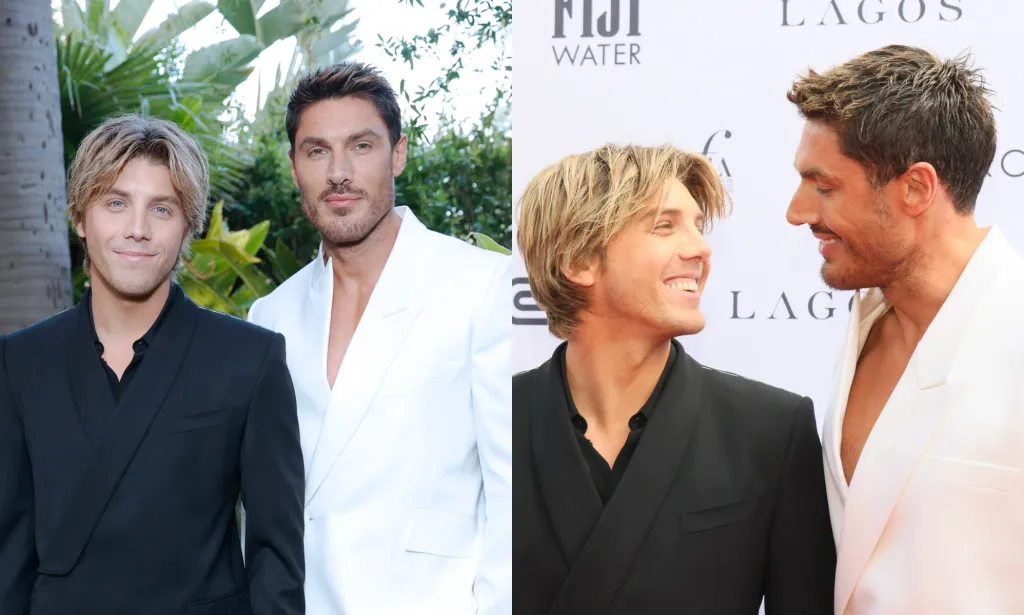 Lukas Gage et Chris Appleton avec leur éclat d'après-mariage.