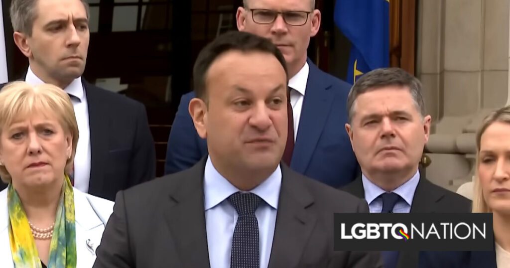 Le Premier ministre irlandais gay démissionne pour des raisons « personnelles et politiques, mais principalement politiques » Le Premier ministre irlandais gay démissionne pour des raisons « personnelles et politiques, mais principalement politiques »