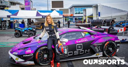 Courir aux couleurs du drapeau trans sur le légendaire circuit du Mans sera énorme pour Charlie Martin