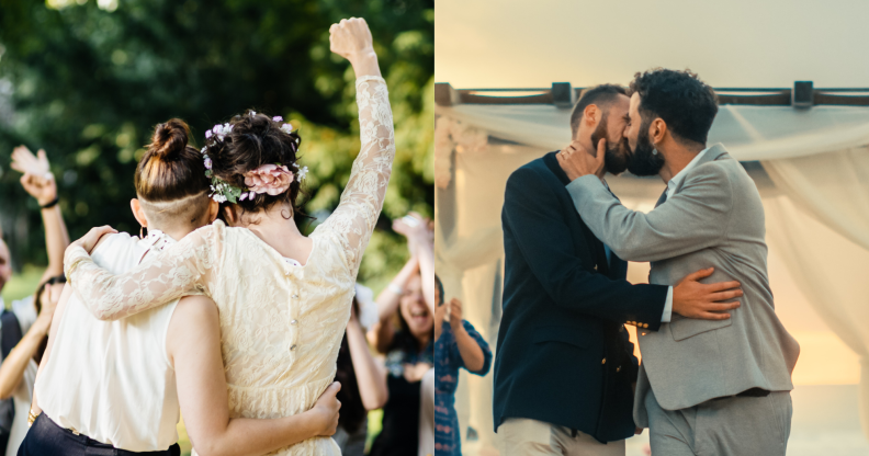 Cette liste présente les meilleurs pays pour les mariages LGBTQ+, et le Royaume-Uni ne fait même pas partie du top 10. Les meilleurs pays dans lesquels les couples LGBTQ+ peuvent se marier ont été révélés. (Image de stock/Getty)