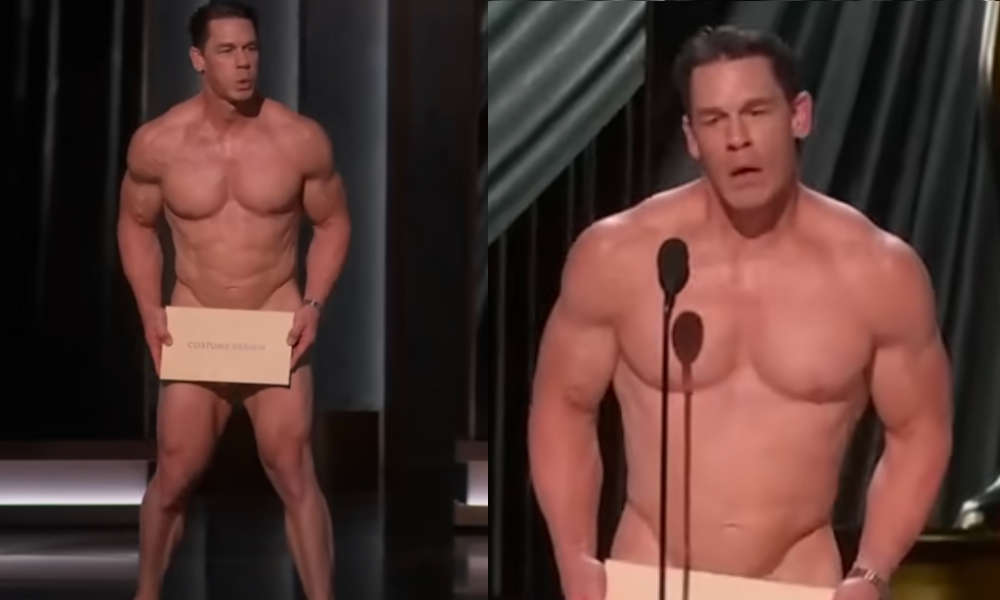 La présentation nue de John Cena aux Oscars La présentation nue de John Cena aux Oscars