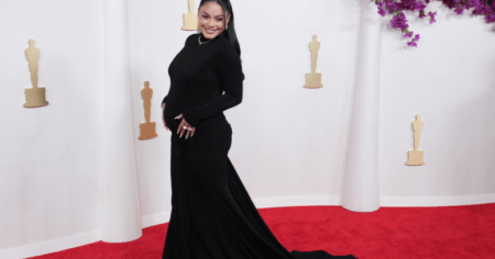 Vanessa Hudgens a confirmé qu'elle était enceinte.  (Getty)