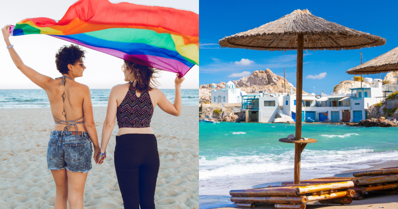 Le ministère des Affaires étrangères émet un nouvel avertissement de voyage aux vacanciers LGBTQ+ visitant la Grèce Le Foreign Travel Office a émis un nouvel avertissement. (Getty)