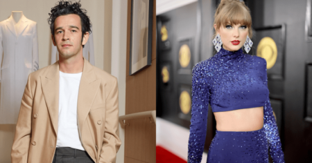 Les fans pensent que le dernier album de Swift fait référence à Healy.  (Getty)