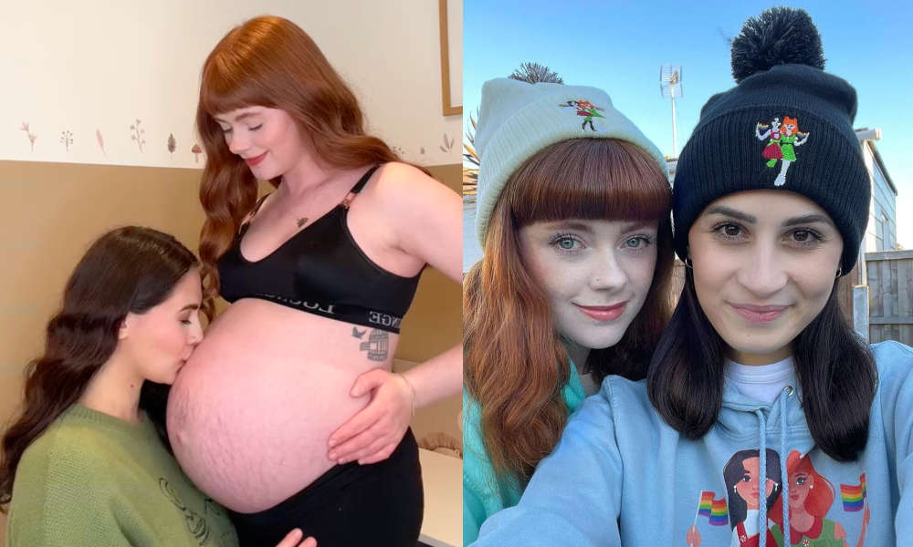 TIKTOK : Caitlin et Leah accueillent une petite fille TIKTOK : Caitlin et Leah accueillent une petite fille
