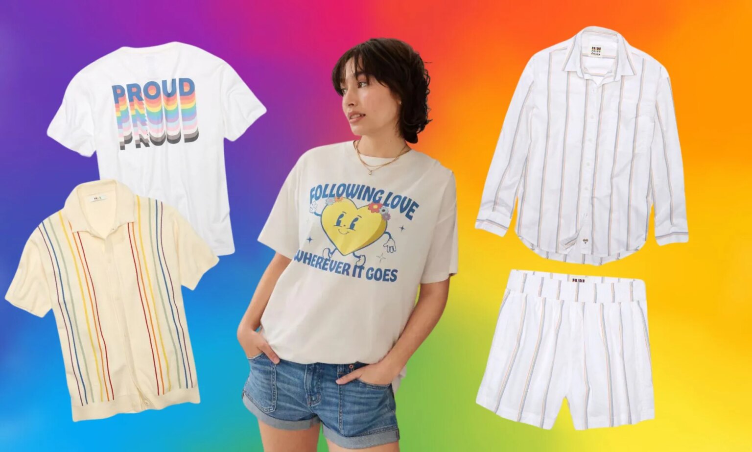 American Eagle dévoile sa collection neutre pour le mois de la fierté American Eagle has released the 2024 edition of its Pride collection.