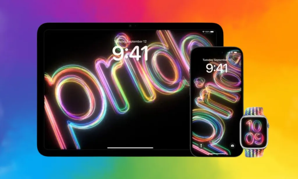 Apple dévoile l'édition 2024 de son bracelet et de ses fonds d'écran Pride