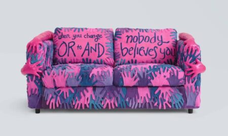 IKEA LGBT flags couch bisexual