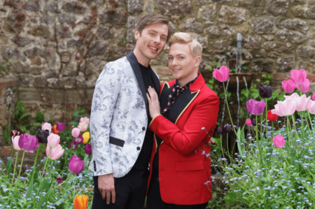 Comedian Stephen Bailey and his husband Rich Taylor