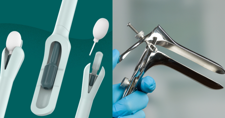 La FDA accorde un examen prioritaire au dispositif de dépistage cervical à domicile trans-inclusif The new device breaks down barriers for LGBTQ+ people to access life-saving cervical screening. (@teal.health/Instagram/Getty)