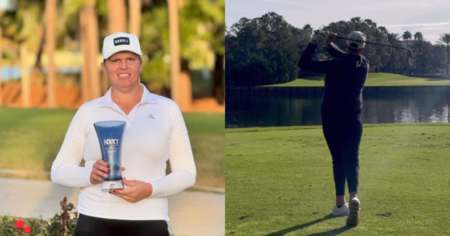 La golfeuse a participé aux qualifications de l'US Women's Open.  (Instagram/@haileydgolf)