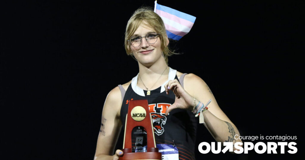 La sprinteuse trans Sadie Schreiner remporte le bronze aux championnats féminins d'athlétisme de la NCAA La sprinteuse trans Sadie Schreiner remporte le bronze aux championnats féminins d'athlétisme de la NCAA