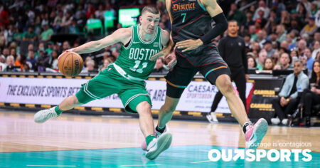 Pourquoi c'est cool que Peyton Pritchard des Boston Celtics porte des chaussures Sabrina Ionescu