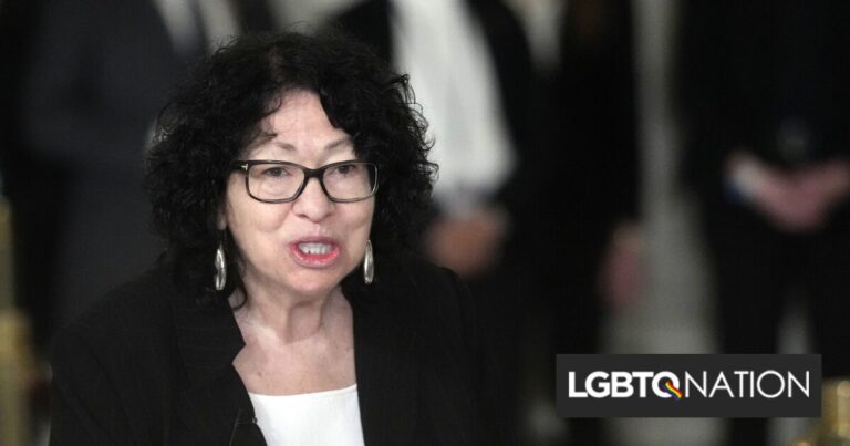 Sonia Sotomayor lance un « clairon » sur la menace qui pèse sur l’égalité du mariage