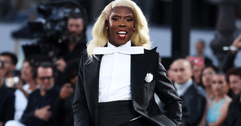 Keiona Revlon défile sur le podium de Vogue World : Paris, et les fans vivent : « Crazy iconique » Keiona Revlon a défilé au Vogue World Paris. (Getty)