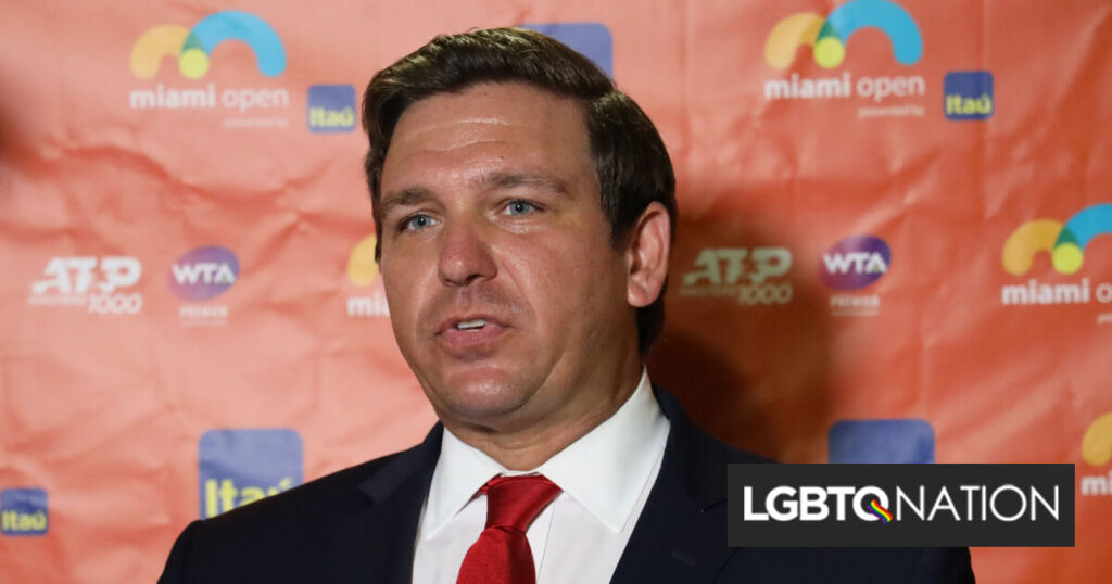Ron DeSantis oppose son veto à des subventions de plusieurs millions de dollars pour financer des festivals de théâtre « à caractère sexuel » Ron DeSantis oppose son veto à des subventions de plusieurs millions de dollars pour financer des festivals de théâtre « à caractère sexuel »