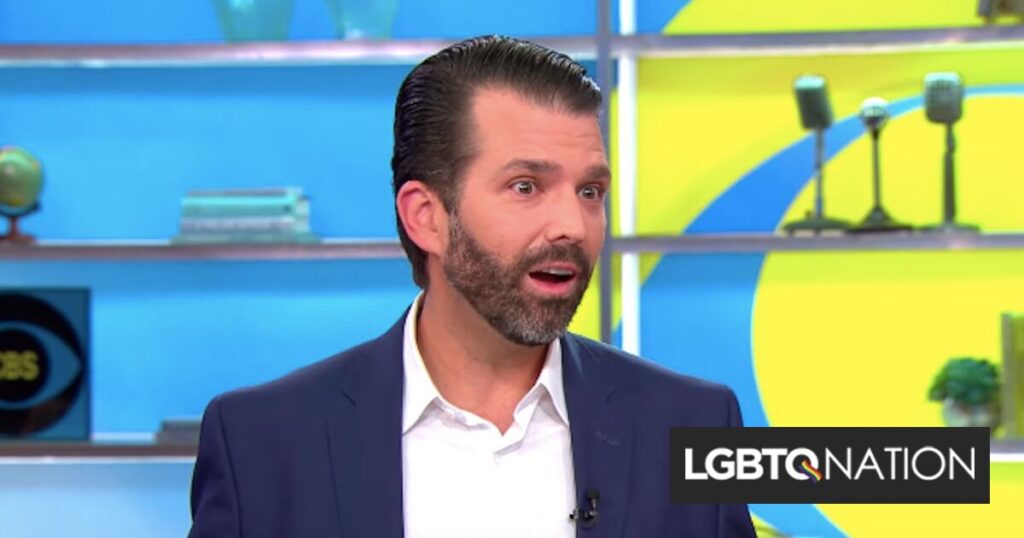Donald Trump Jr. est très contrarié par le nom « non binaire » de l’ouragan Beryl Donald Trump Jr. est très contrarié par le nom « non binaire » de l’ouragan Beryl