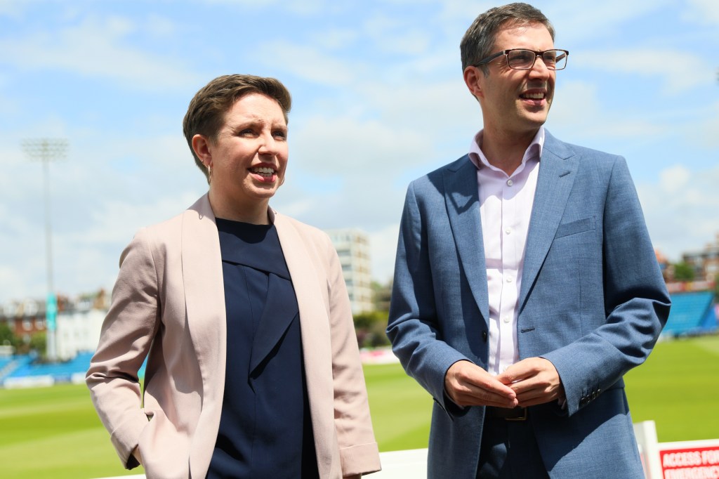 Les co-dirigeants du Parti vert, Carla Denyer et Adrian Ramsay