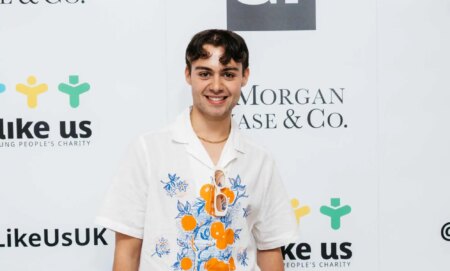 Bradley Riches at the Just Like Us Awards