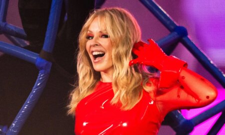 Kylie Minogue performs at BST Hyde Park
