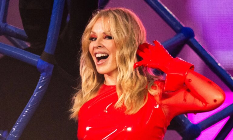 Kylie Minogue performs at BST Hyde Park