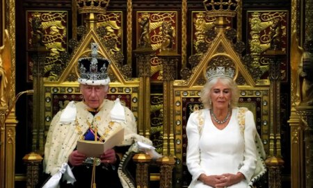 King Charles at the State Opening of Parliament