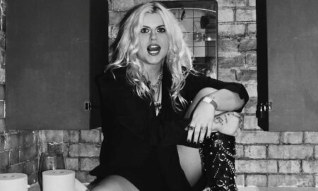 CATTY, in black and white
