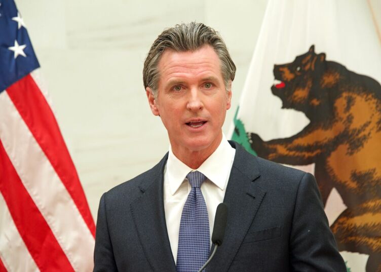 San Francisco, Californie - 26 avril 2022 : Gouverneur de Californie Gavin Newsom (D)