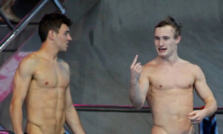 Tom Daley and Jack Laugher of Team GB.