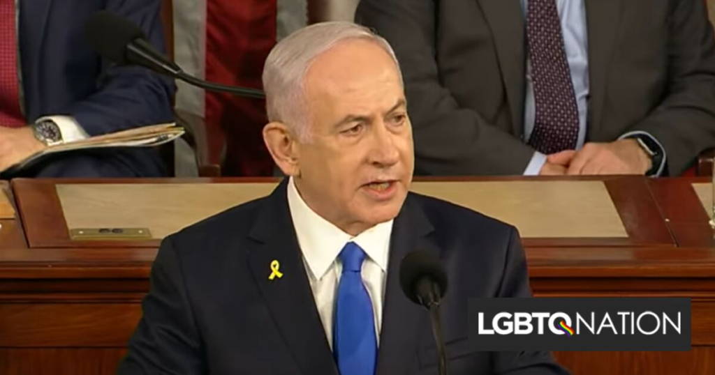 Benjamin Netanyahu accuse l'Iran d'avoir payé des homosexuels pour protester contre Israël Benjamin Netanyahu accuse l'Iran d'avoir payé des homosexuels pour protester contre Israël
