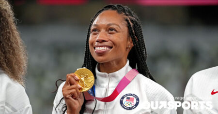 Les athlètes avec enfants peuvent utiliser le village olympique et la crèche grâce à Allyson Felix