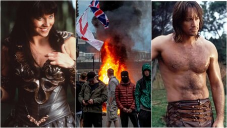 Lucy Lawless prouve une fois de plus pourquoi elle mérite le statut d'icône dans son « clash » avec Kevin Sorbo au sujet des émeutes au Royaume-Uni