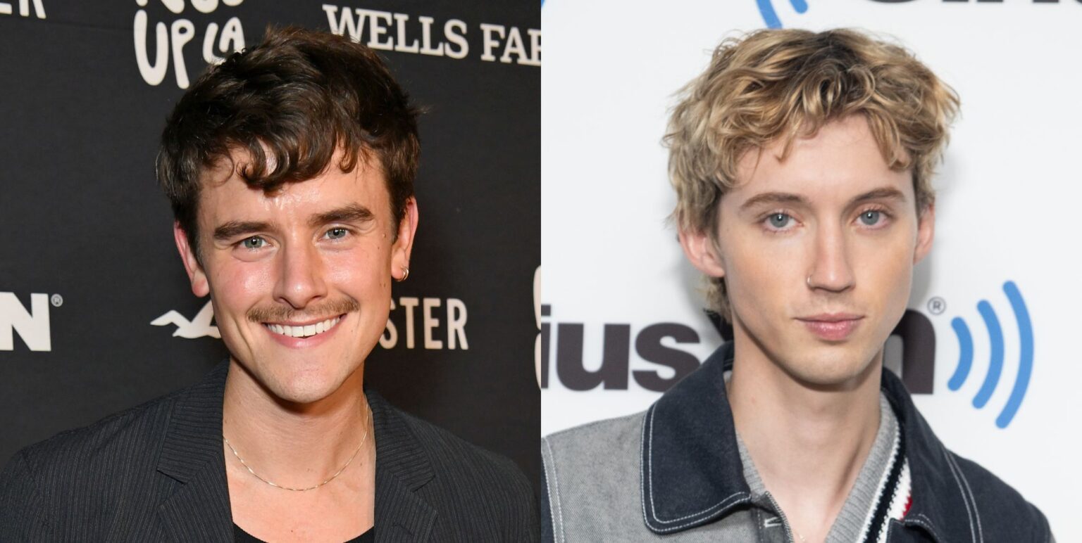 Le YouTubeur Connor Franta semble confirmer sa relation avec Troye Sivan après des années de spéculation Side by side images of Connor Franta and Troye Sivan.