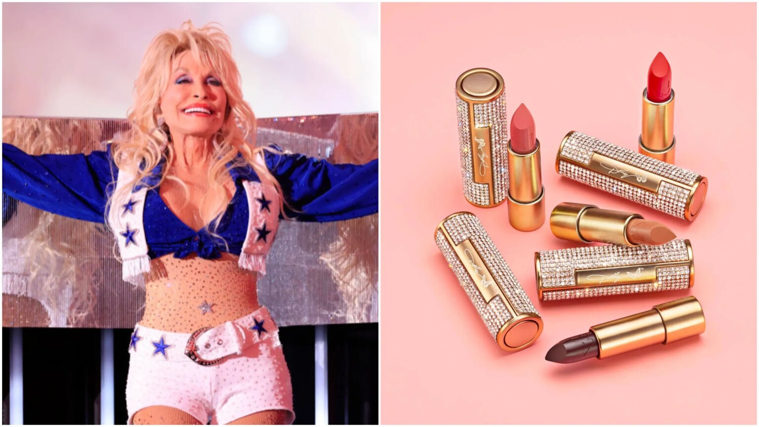 Dolly Parton lance une ligne de produits de beauté parsemée de strass – et les gays sont déjà obsédés Dolly Parton lance une ligne de produits de beauté parsemée de strass – et les gays sont déjà obsédés