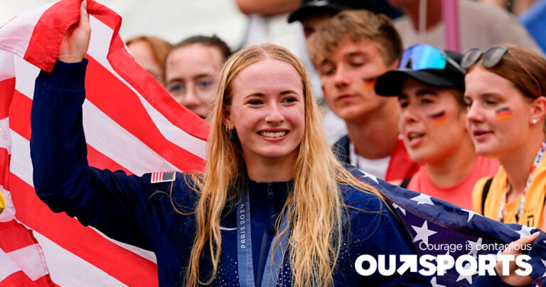 La première médaille olympique de l'athlète queer Evy Leibfarth était inattendue — et elle n'a pas fini à Paris