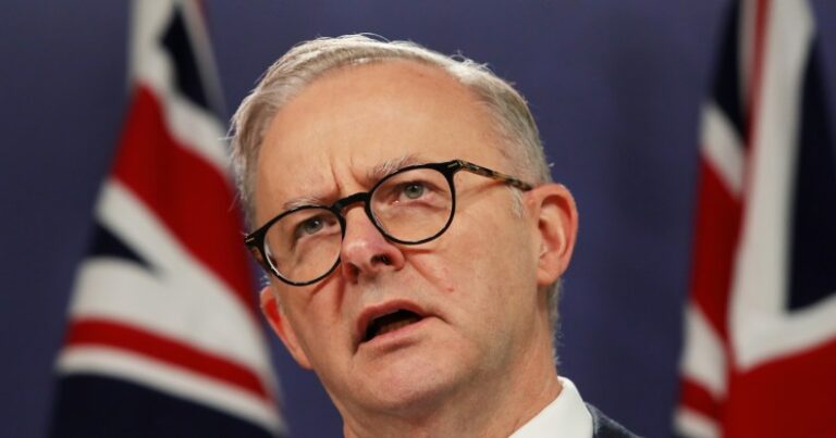 Le Premier ministre australien Anthony Albanese.