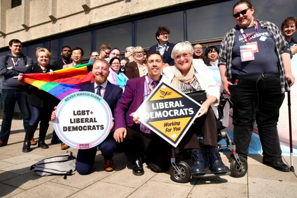 Les Libéraux-démocrates LGBT+ à la conférence de Birmingham
