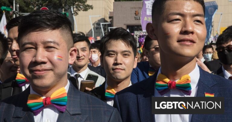 Taïwan reconnaîtra désormais les mariages homosexuels entre couples taïwanais et chinois