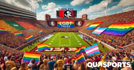 Le compte Twitter de Californie inonde le football universitaire de mèmes woke et de l'arc-en-ciel de la fierté LGBTQ. L'État de Floride est le prochain.