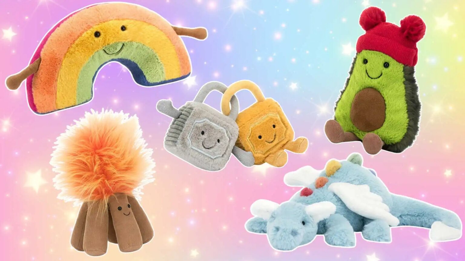 Les Jellycats avec l’énergie la plus indéniablement queer These are the Jellycats that we think have a queerest energy. (Jellycat)