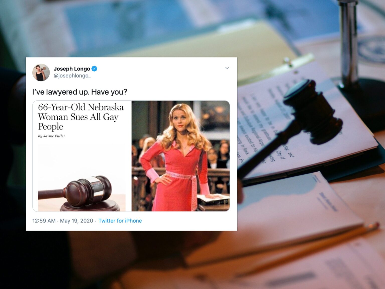 Une femme de 66 ans a tenté un jour de poursuivre « tous les homosexuels » et les blagues se sont écrites d'elles-mêmes. Une femme de 66 ans a tenté un jour de poursuivre « tous les homosexuels » et les blagues se sont écrites d'elles-mêmes.