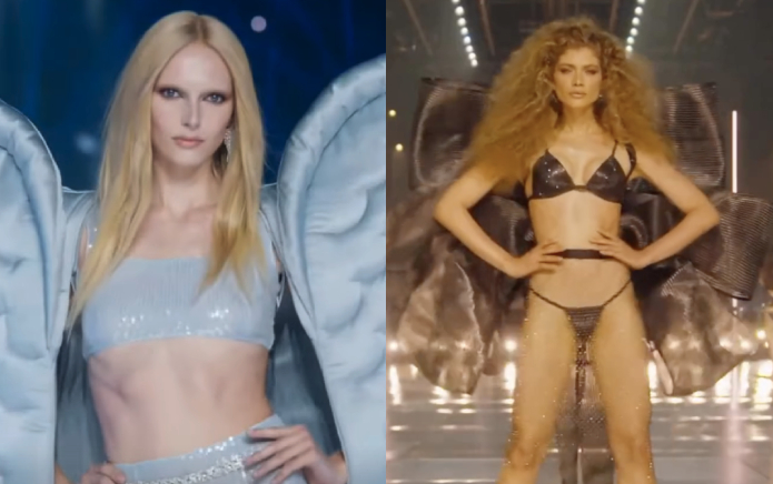 Alex Consani et Valentina Sampaio entrent dans l'histoire en tant que premiers mannequins trans au défilé Victoria's Secret