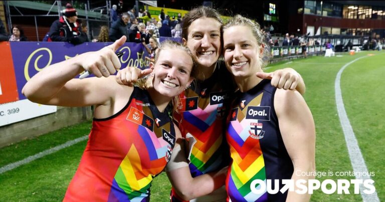 Encore plus de joie queer lors de l'AFLW Pride Round, car le football masculin semble tellement déconnecté de la réalité