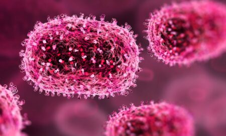 Mpox virus particles
