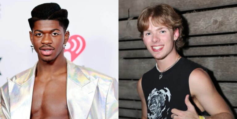 Lil Nas X in 2021 (left) and Cody Jon in 2023 (right)