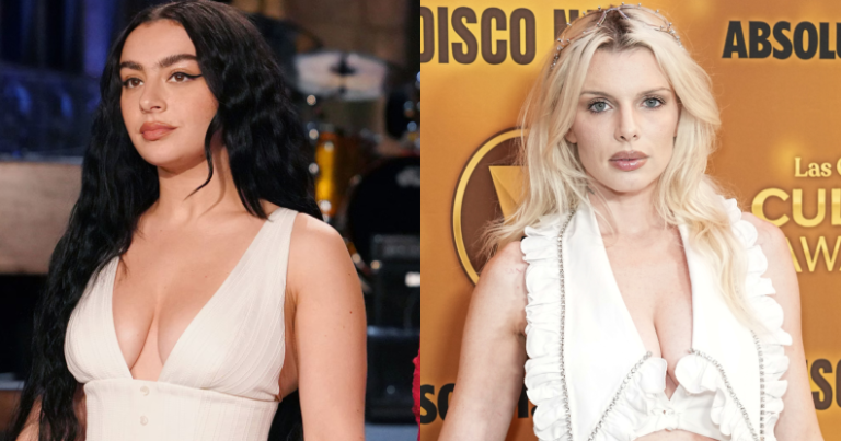 Photo partagée de Charli XCX et Julia Fox.