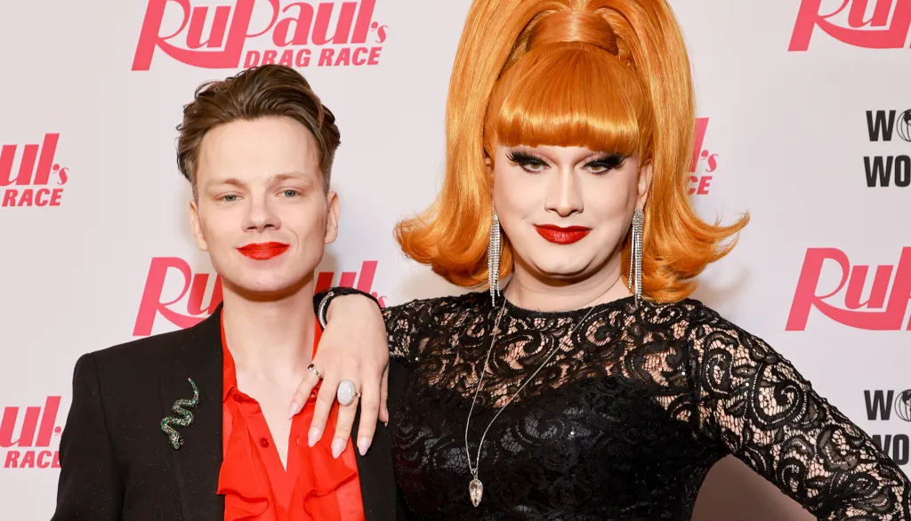 Jinkx Monsoon avec son mari Michael Abbott