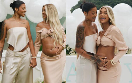 La chanteuse brésilienne Ludmilla attend une petite fille avec sa femme Brunna Gonçalves
